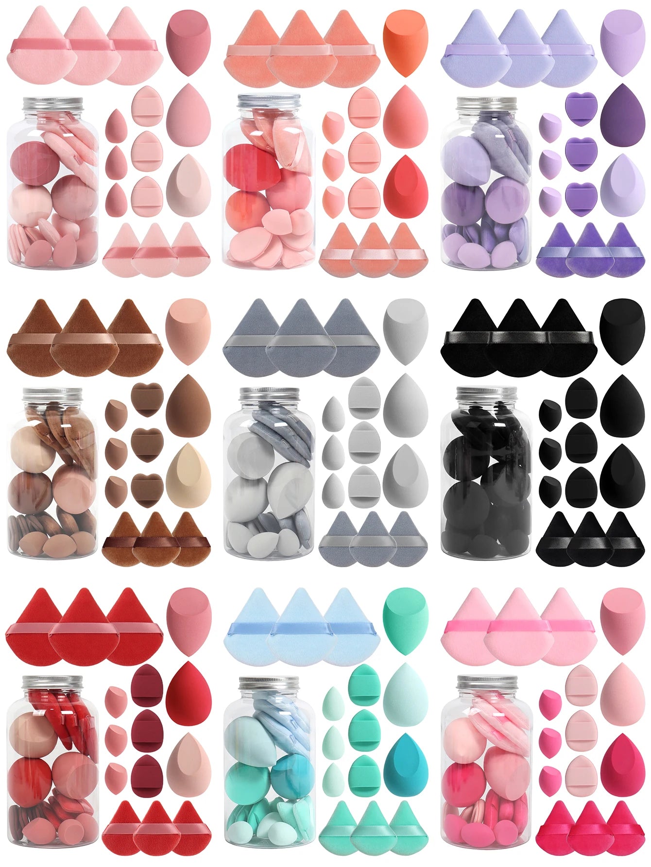 15-Piece Makeup Sponge & Puff Set — Beauty Blender Collection