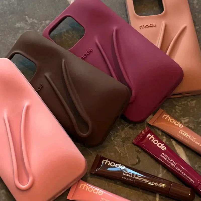 Rhode Lip Gloss iPhone Case — Silicone Phone Case with Lip Gloss