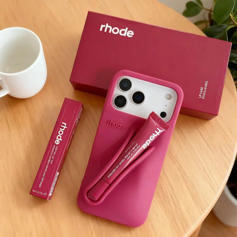 Rhode Lip Gloss iPhone Case — Silicone Phone Case with Lip Gloss