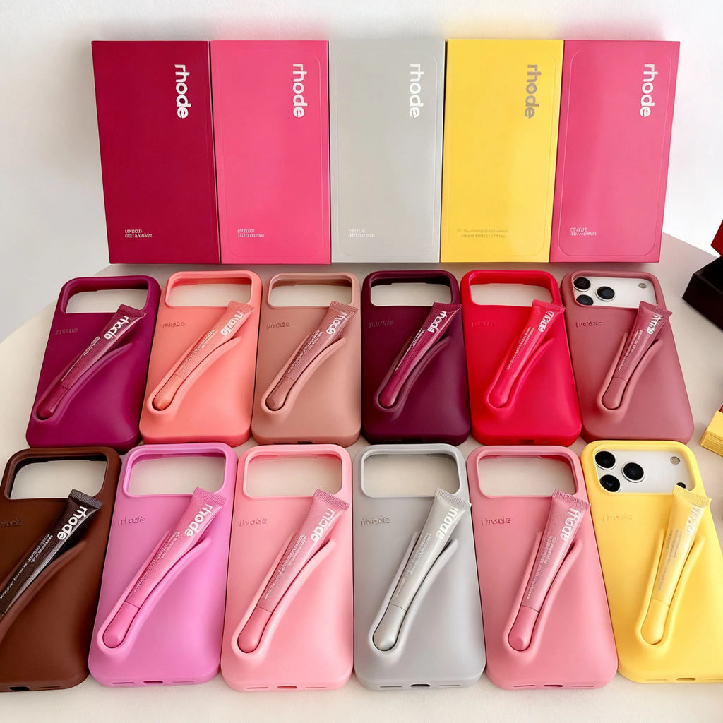 Rhode Lip Gloss iPhone Case — Silicone Phone Case with Lip Gloss