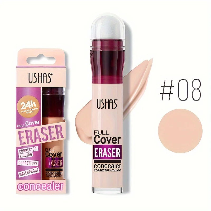 Sponge-Tip Concealer Stick — Full Coverage Liquid Foundation for Dark Circles & Blemishes