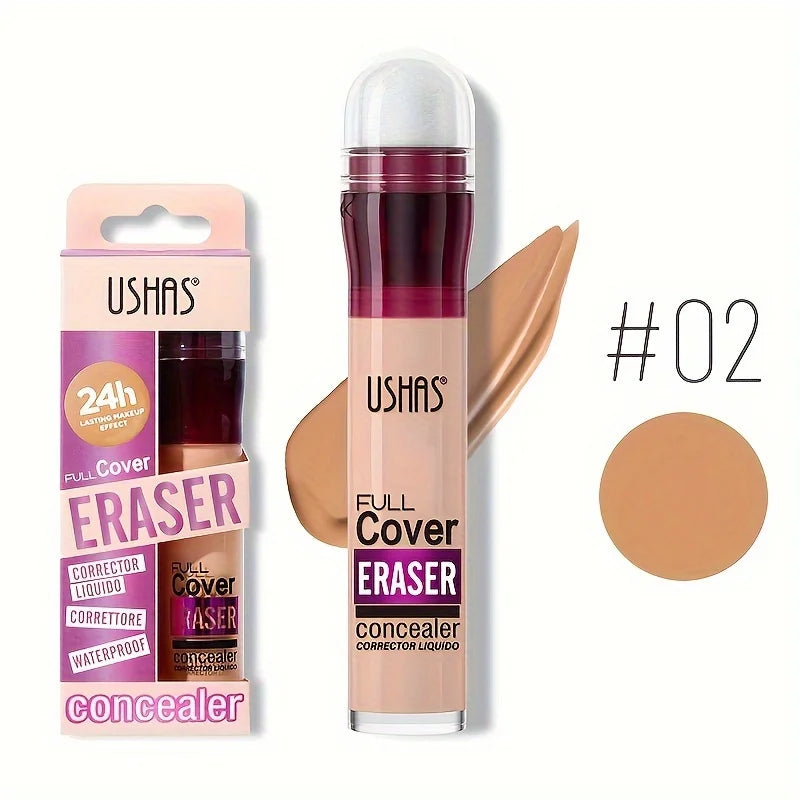 Sponge-Tip Concealer Stick — Full Coverage Liquid Foundation for Dark Circles & Blemishes