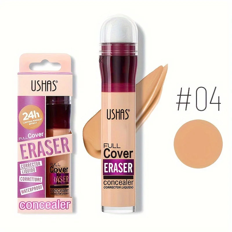 Sponge-Tip Concealer Stick — Full Coverage Liquid Foundation for Dark Circles & Blemishes