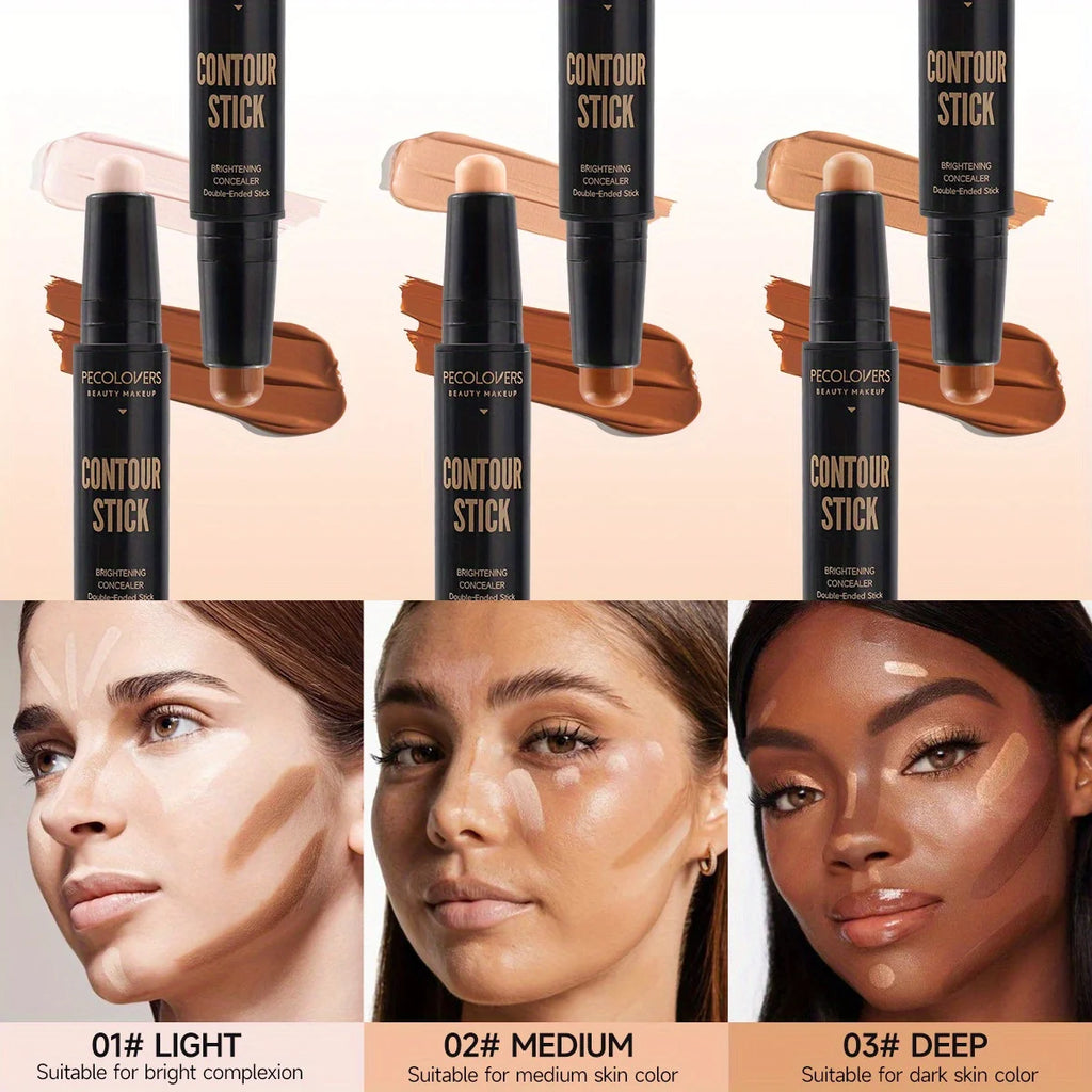 Contour & Concealer Stick — Full Coverage Dark Circle Corrector Pen