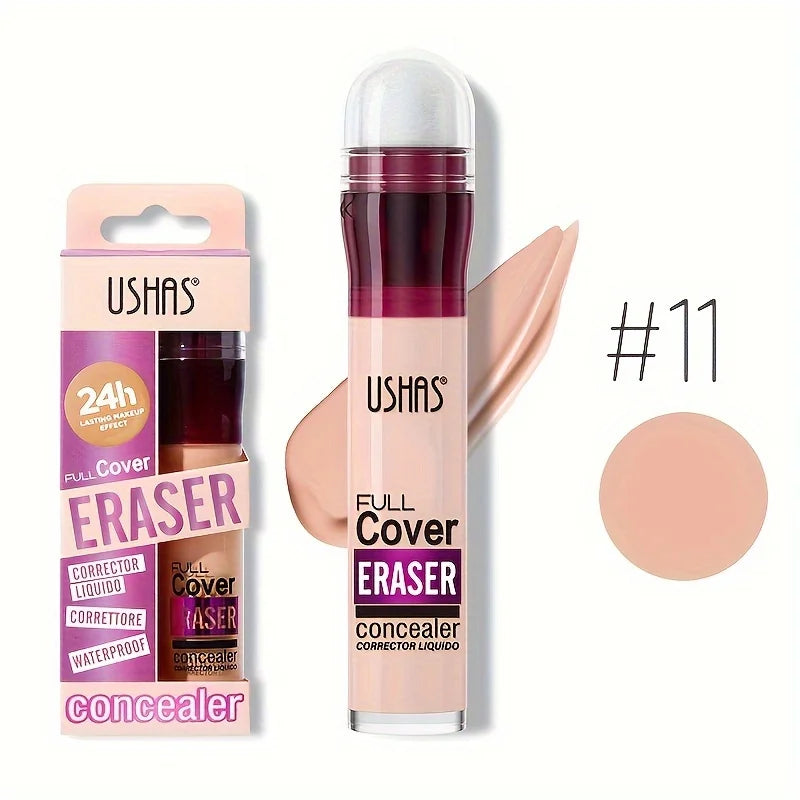 Sponge-Tip Concealer Stick — Full Coverage Liquid Foundation for Dark Circles & Blemishes