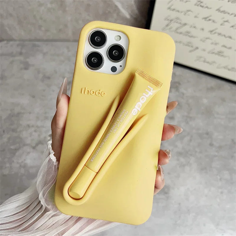 Rhode Lip Gloss iPhone Case — Silicone Phone Case with Lip Gloss