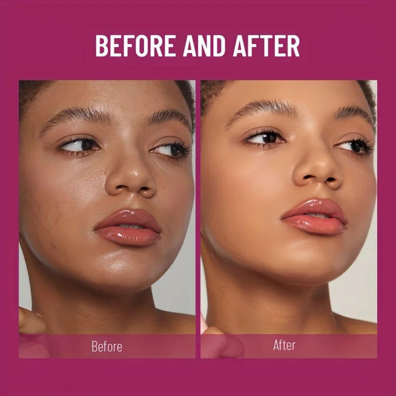 Sponge-Tip Concealer Stick — Full Coverage Liquid Foundation for Dark Circles & Blemishes