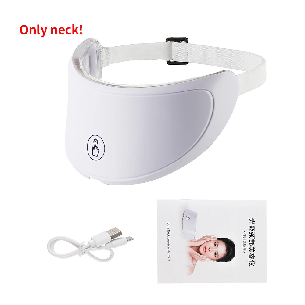 7-Color LED Light Therapy Face Mask — Wireless Photon Skin Rejuvenation & Neck Tightening