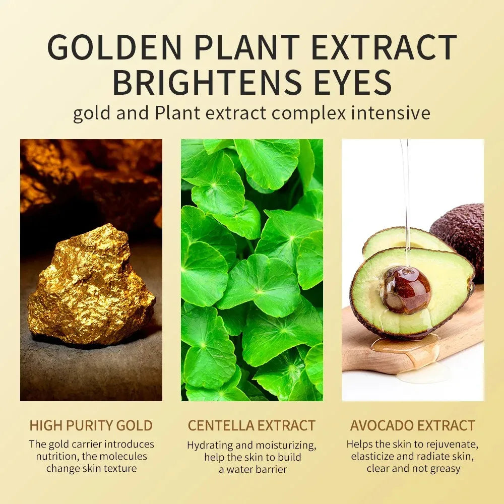 Avocado & Gold Eye Patches — Anti-Aging Dark Circle & Firming Eye Mask