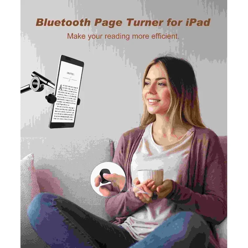 Bluetooth Remote Control Ring — Camera Shutter & Page Turner for iPhone & iPad