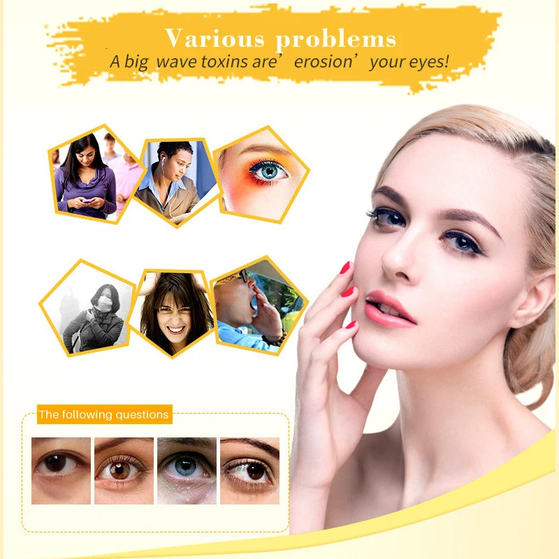 Gold Collagen Crystal Eye Patches — 10 Pairs Anti-Aging Under-Eye Mask
