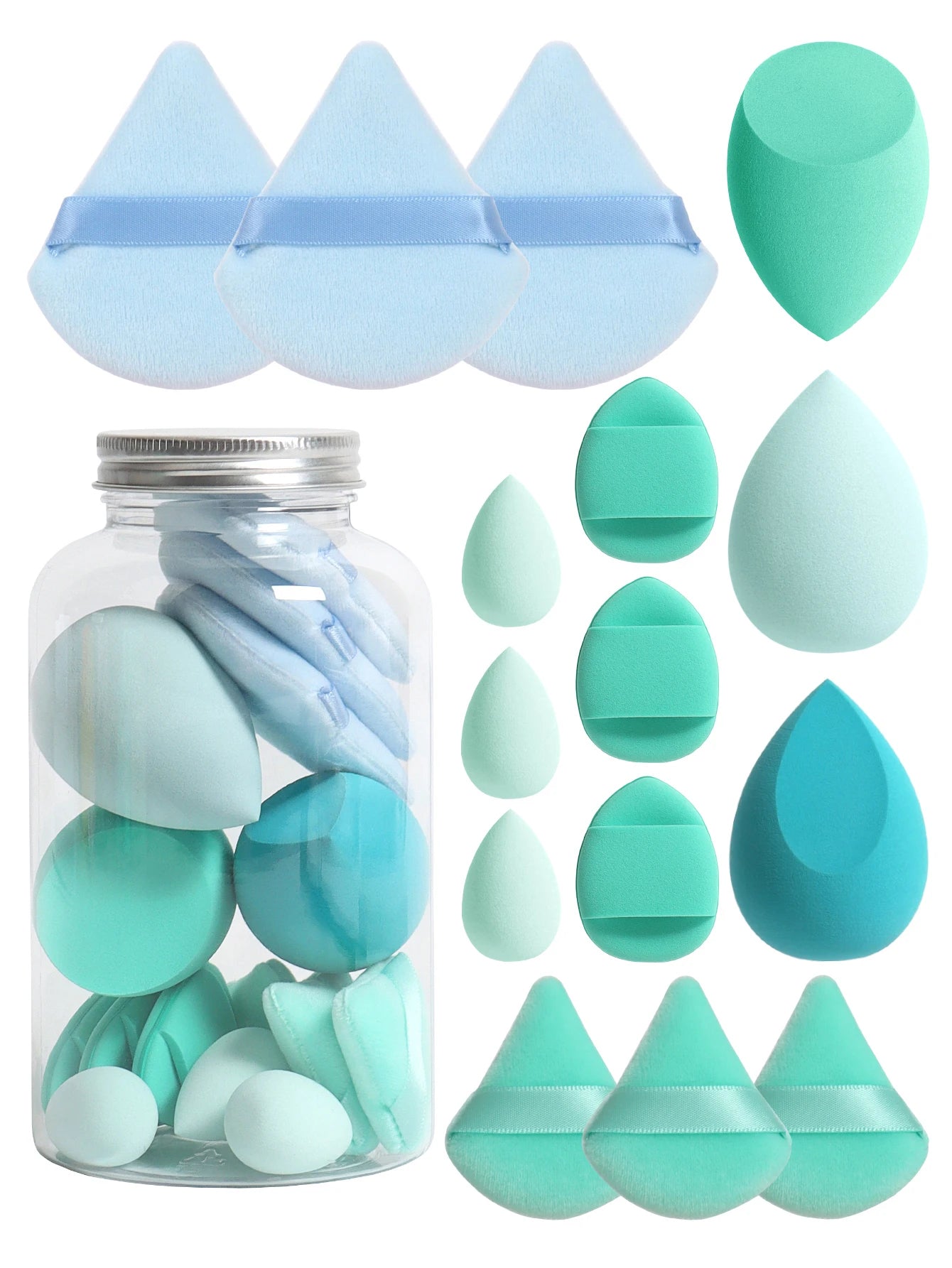 15-Piece Makeup Sponge & Puff Set — Beauty Blender Collection