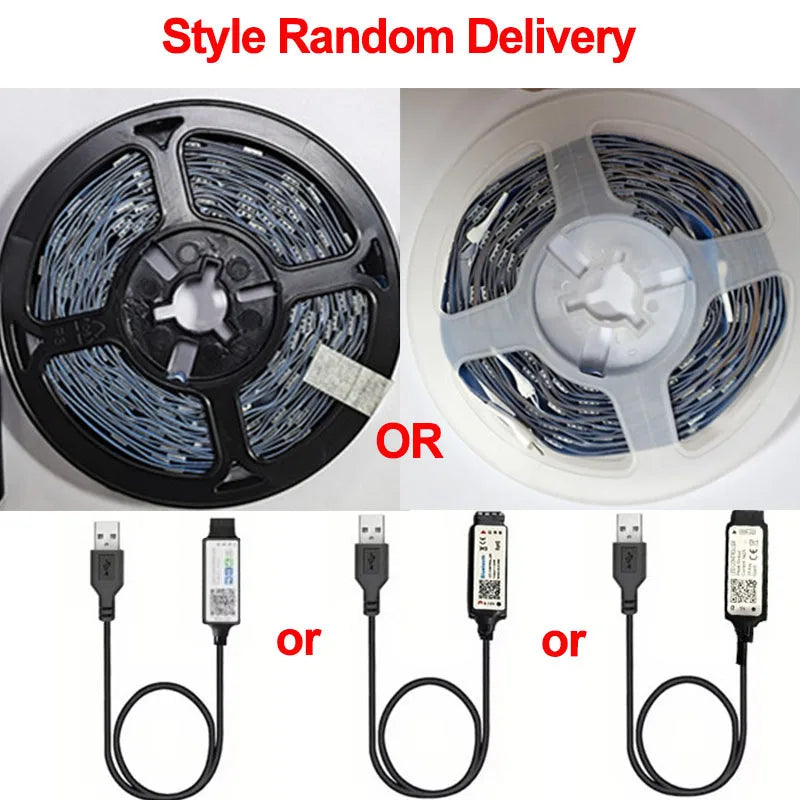 Bluetooth LED Strip Lights — RGB Smart App Control for Room & TV Backlight