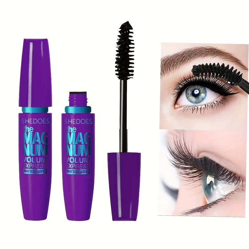 4D Fiber Mascara — Thickening, Lengthening & Curling Waterproof Formula