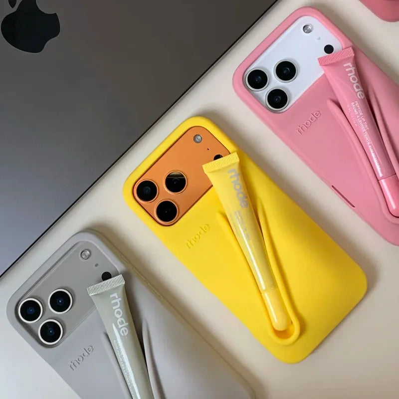 Rhode Lip Gloss iPhone Case — Silicone Phone Case with Lip Gloss
