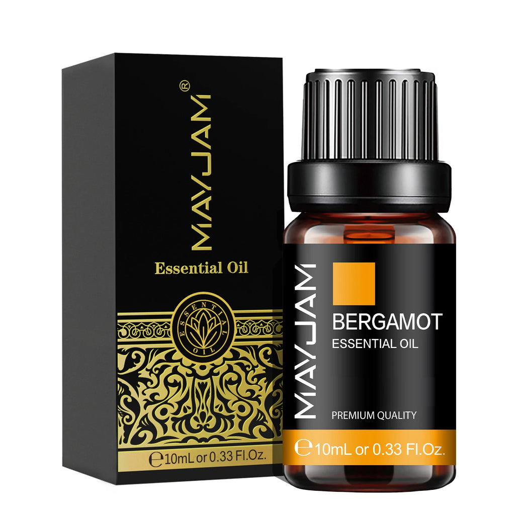 MAYJAM Pure Essential Oil — 10ml Aromatherapy Single Oils for Diffuser & DIY