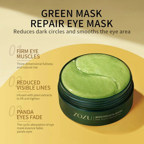 Avocado & Gold Eye Patches — Anti-Aging Dark Circle & Firming Eye Mask