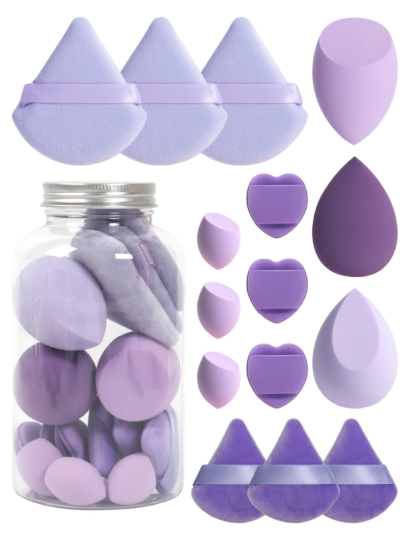 15-Piece Makeup Sponge & Puff Set — Beauty Blender Collection