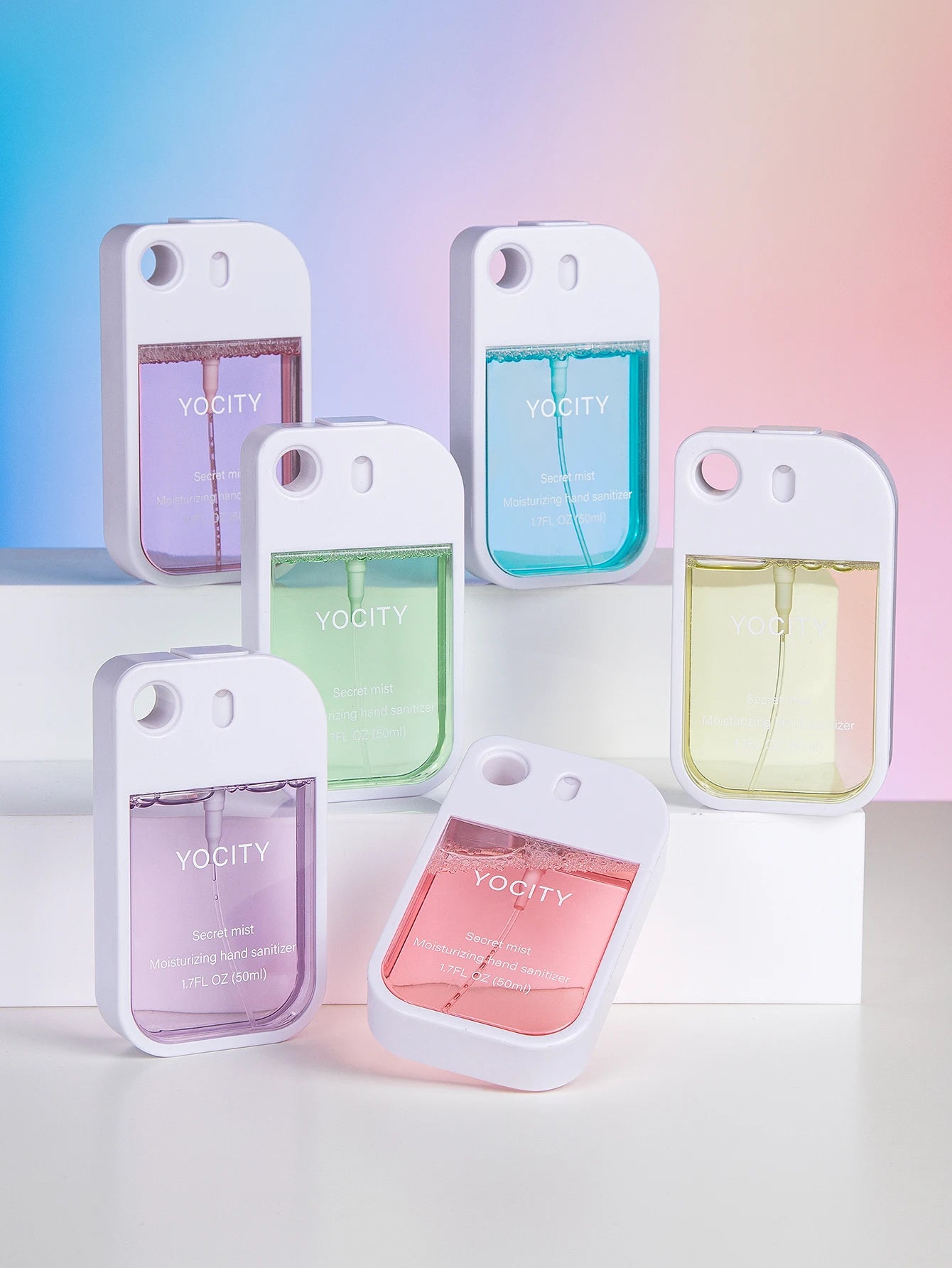 YOCITY Pocket Fragrance Spray — 50ml Aesthetic Hand Sanitizer & Air Freshener