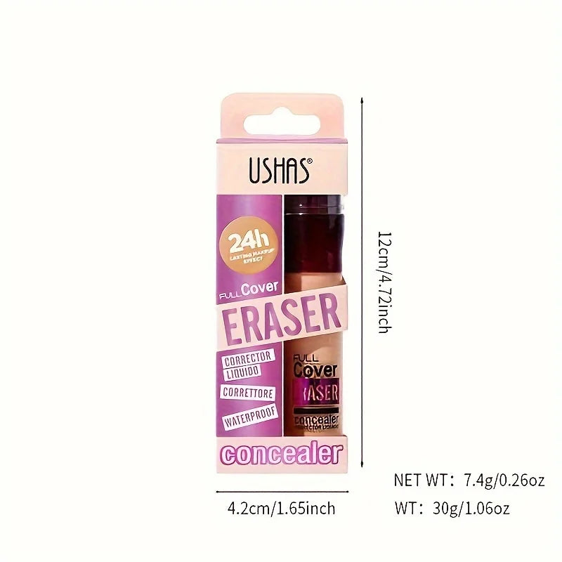 Sponge-Tip Concealer Stick — Full Coverage Liquid Foundation for Dark Circles & Blemishes