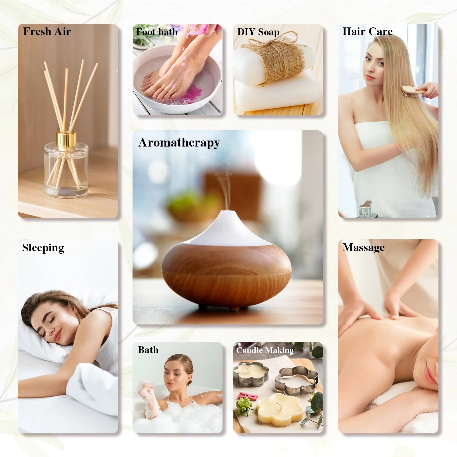 MAYJAM Pure Essential Oil — 10ml Aromatherapy Single Oils for Diffuser & DIY
