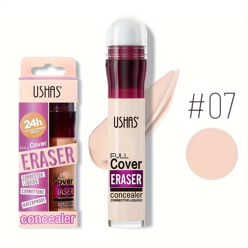 Sponge-Tip Concealer Stick — Full Coverage Liquid Foundation for Dark Circles & Blemishes