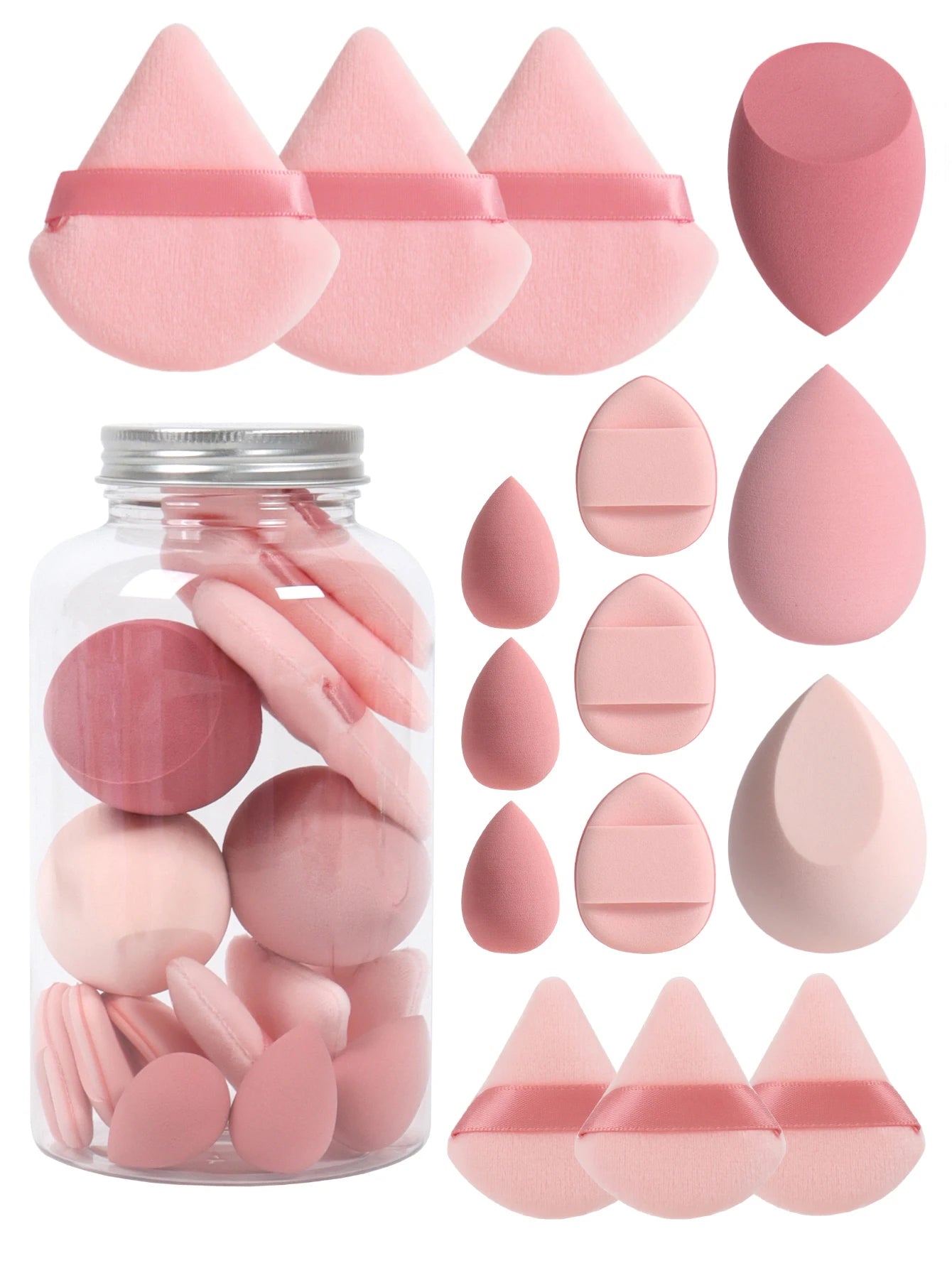 15-Piece Makeup Sponge & Puff Set — Beauty Blender Collection