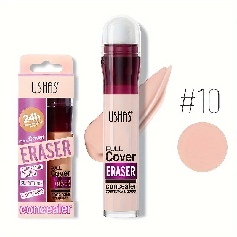Sponge-Tip Concealer Stick — Full Coverage Liquid Foundation for Dark Circles & Blemishes