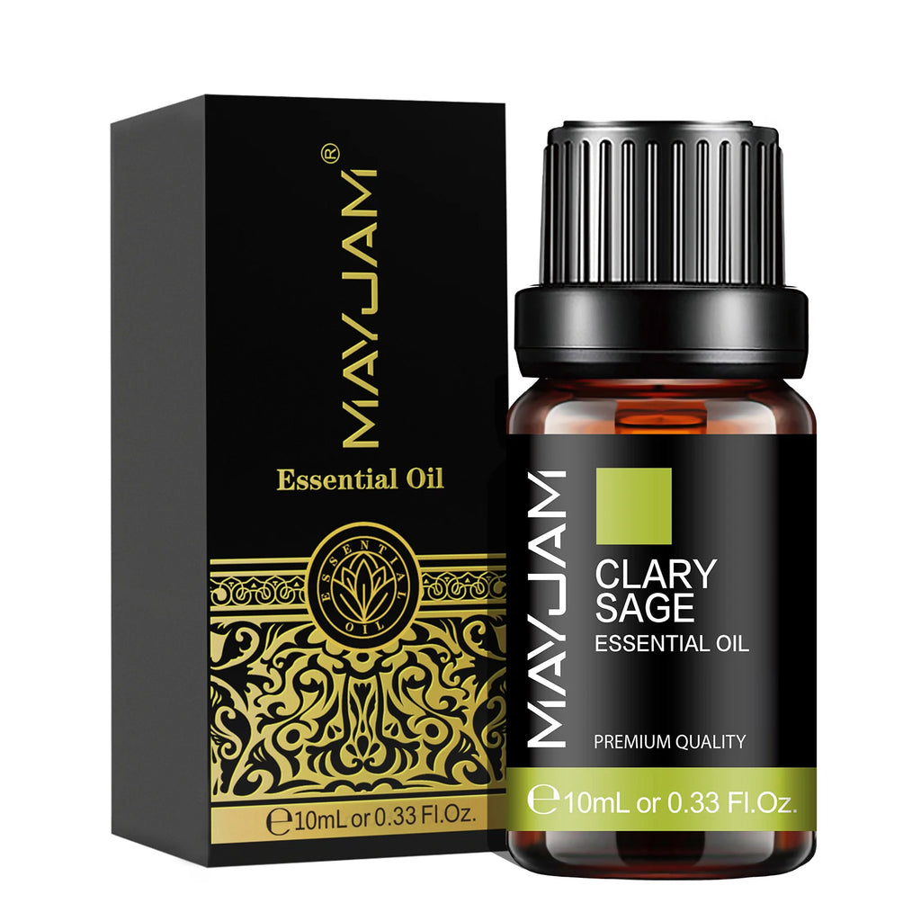 MAYJAM Pure Essential Oil — 10ml Aromatherapy Single Oils for Diffuser & DIY