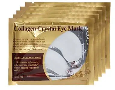 Gold Collagen Crystal Eye Patches — 10 Pairs Anti-Aging Under-Eye Mask