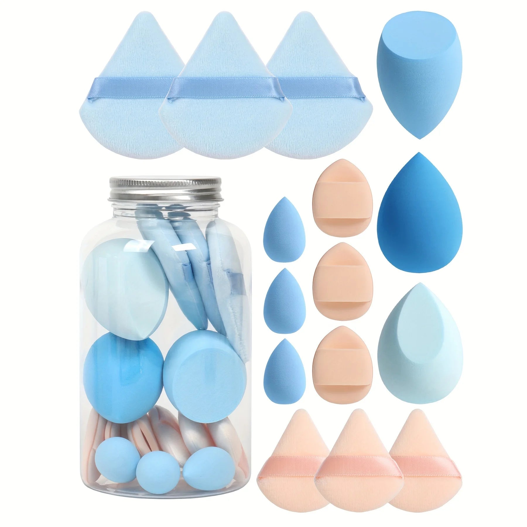 15-Piece Makeup Sponge & Puff Set — Beauty Blender Collection