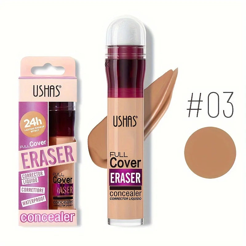 Sponge-Tip Concealer Stick — Full Coverage Liquid Foundation for Dark Circles & Blemishes