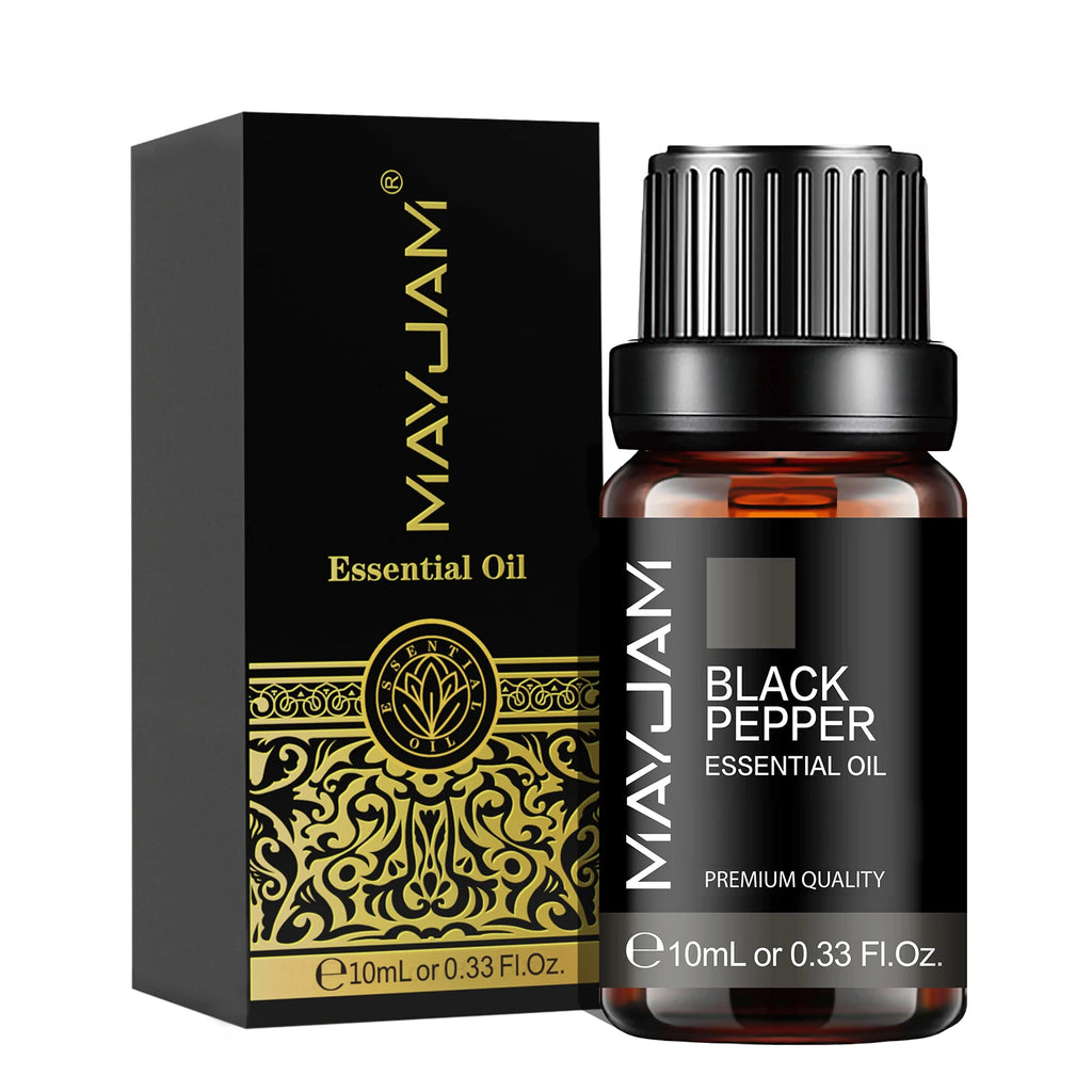 MAYJAM Pure Essential Oil — 10ml Aromatherapy Single Oils for Diffuser & DIY