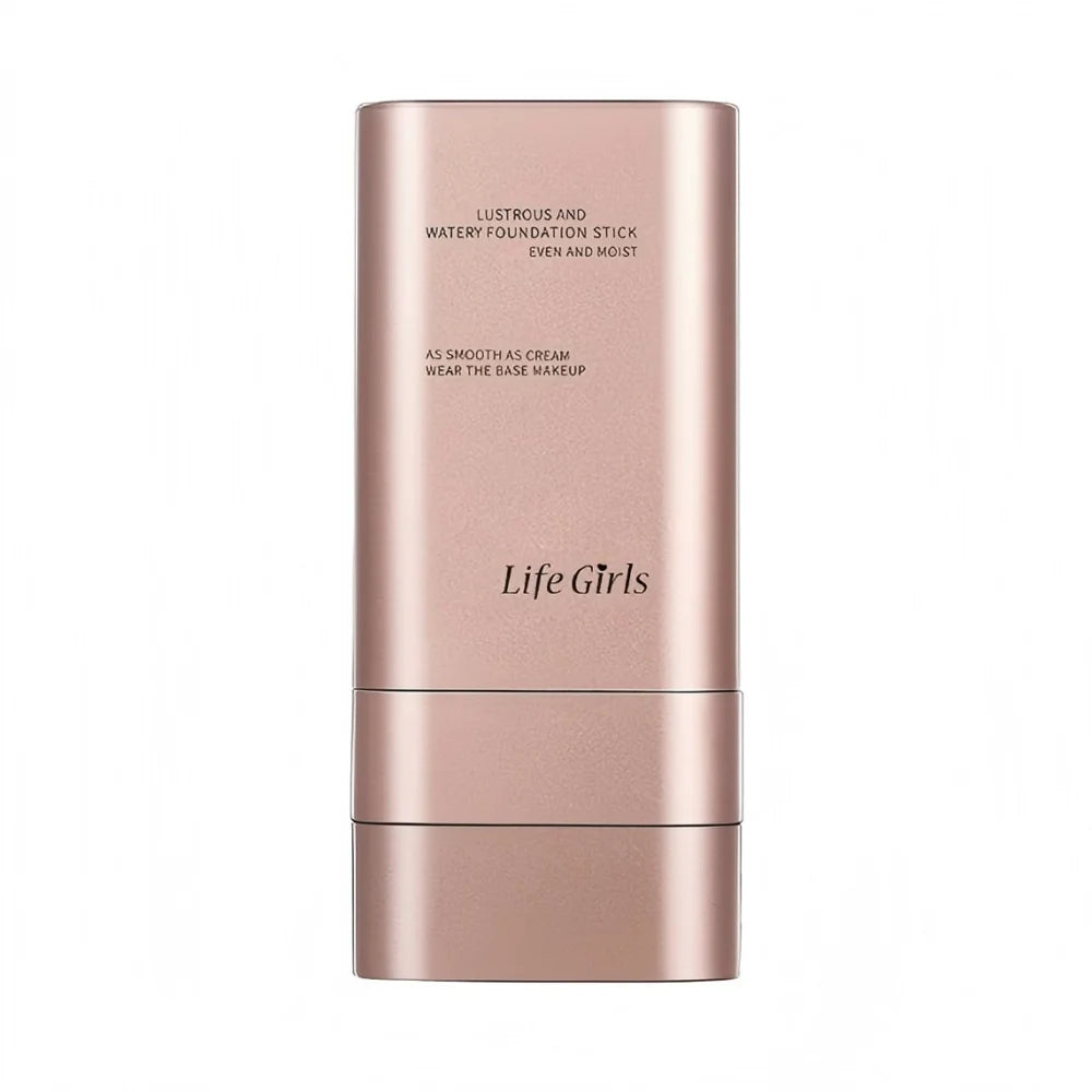 Double-Headed Foundation Stick with Brush — Full Coverage Concealer & Blender