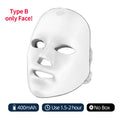 7-Color LED Light Therapy Face Mask — Wireless Photon Skin Rejuvenation & Neck Tightening