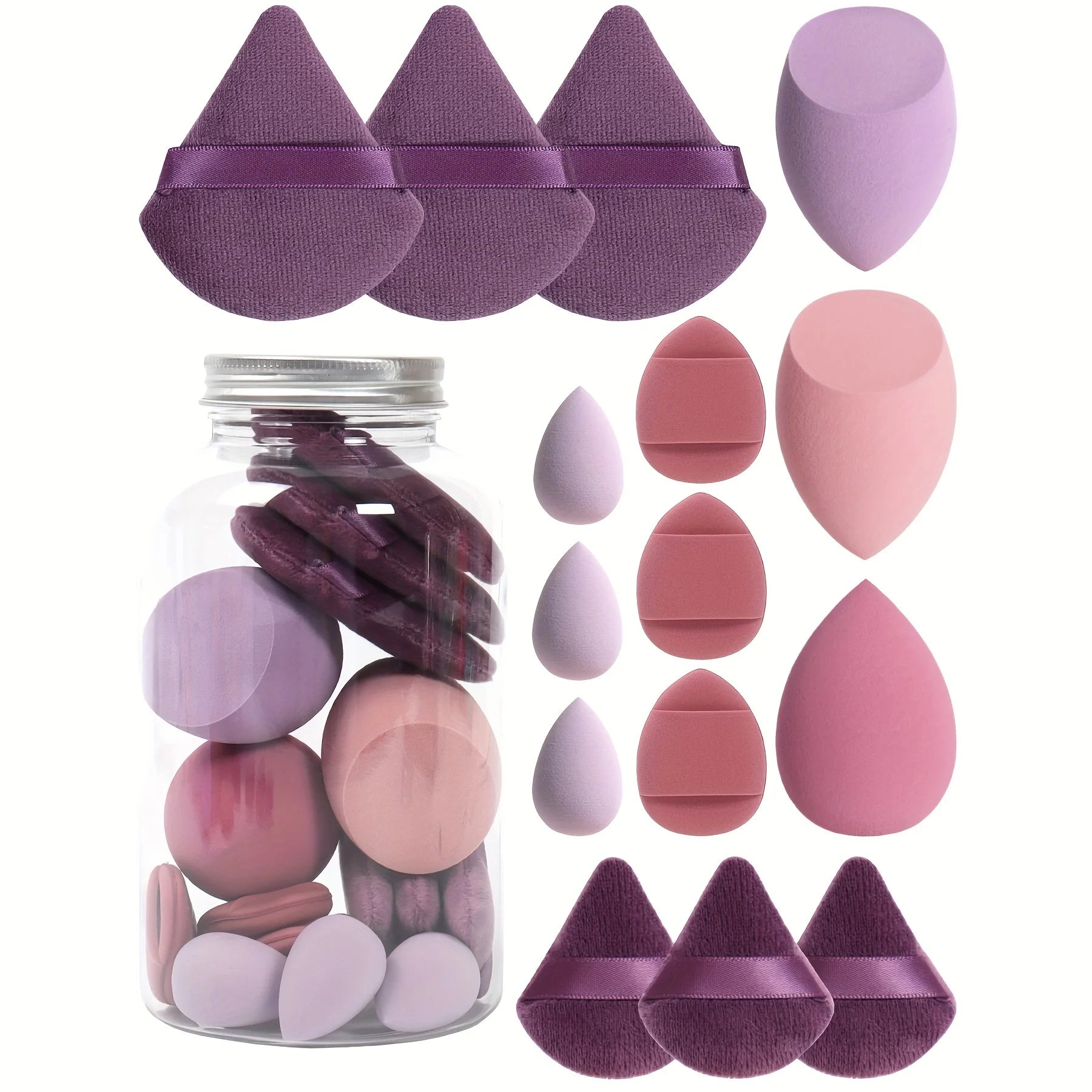 15-Piece Makeup Sponge & Puff Set — Beauty Blender Collection