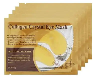 Gold Collagen Crystal Eye Patches — 10 Pairs Anti-Aging Under-Eye Mask