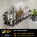 Suction Cup Bathroom Shelf — No Drill Wall Mounted Organizer
